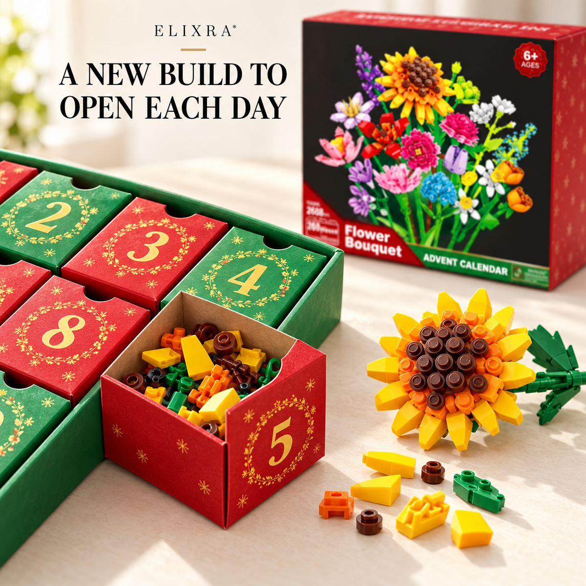 Elixra 24-Day Bouquet Advent Calendar